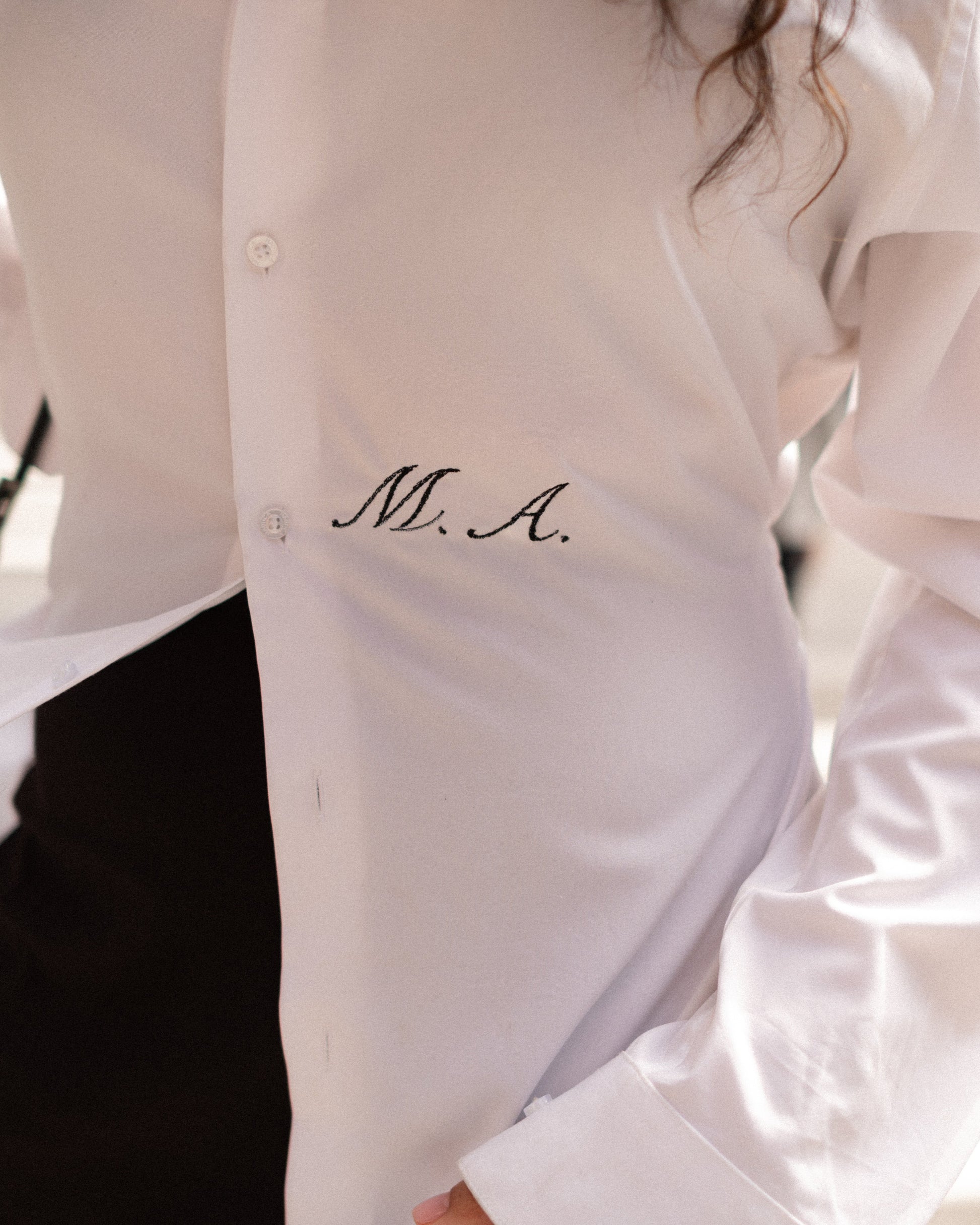 Monogram Stretch Waist Button Down™