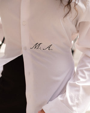 Monogram Stretch Waist Button Down™