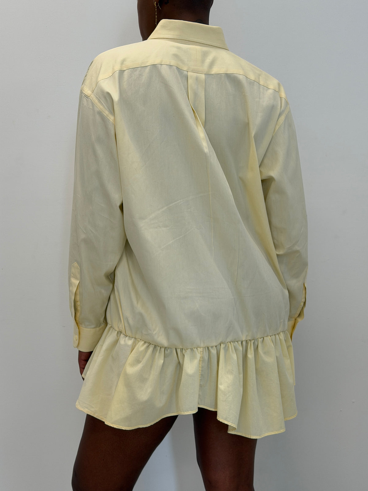 Asymmetrical Hem Button Down Mini