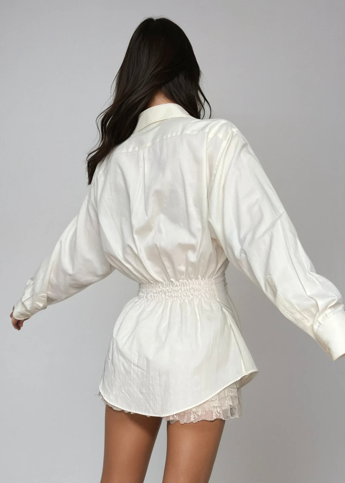 Beaded Stretch Waist Button Down™