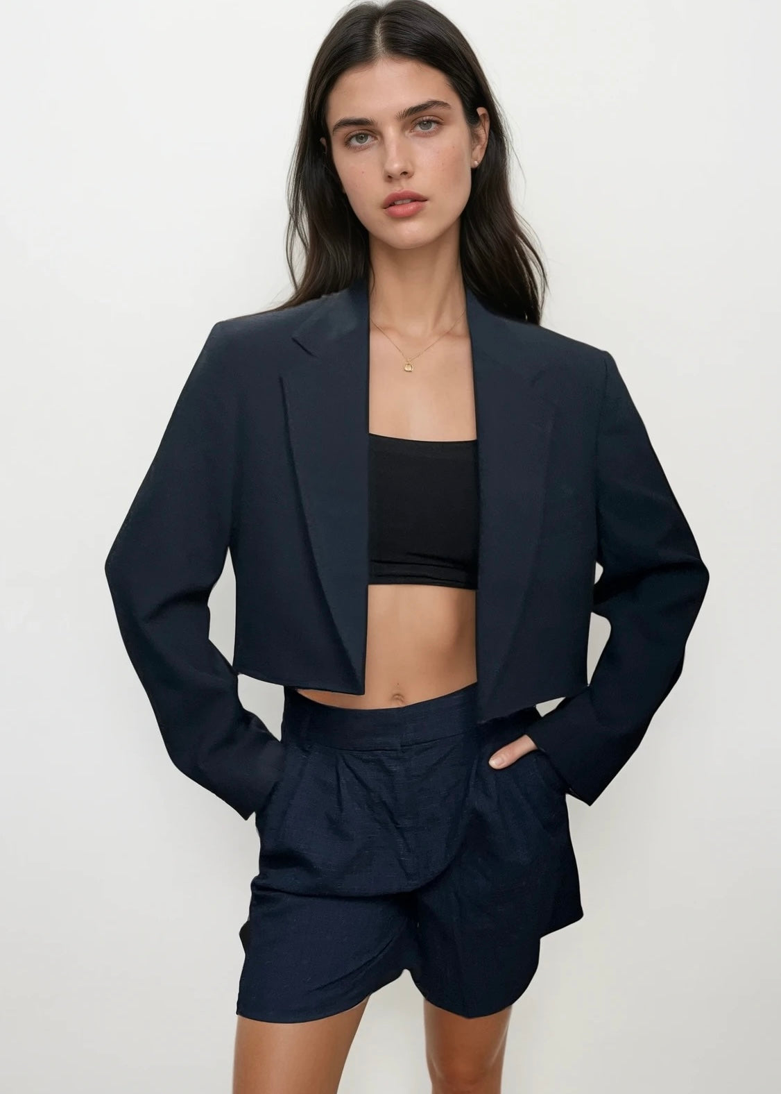 Easy Cropped Blazer