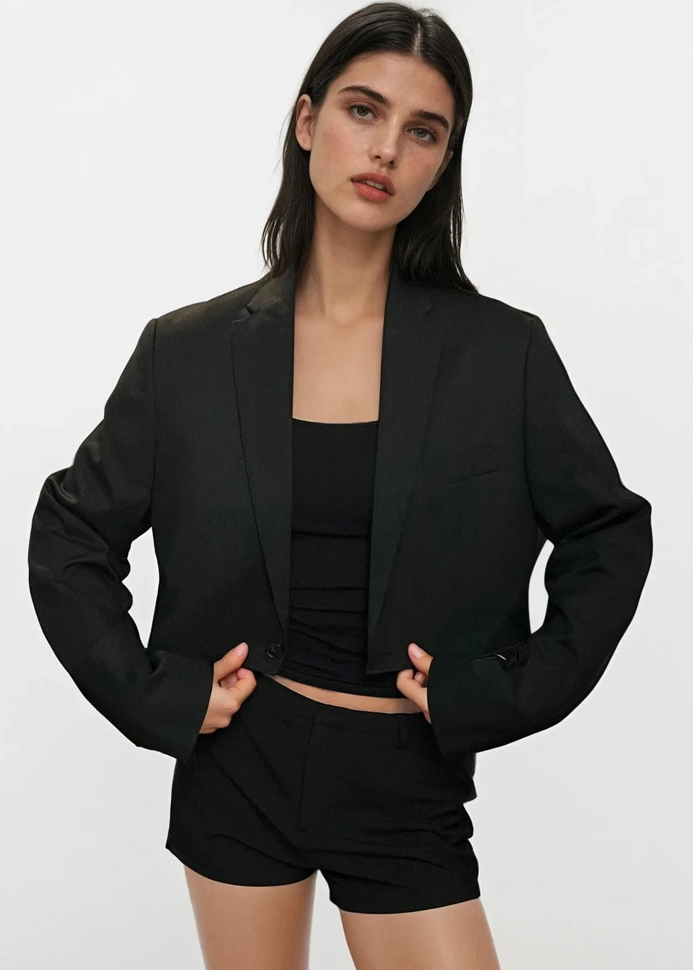 Easy Cropped Blazer