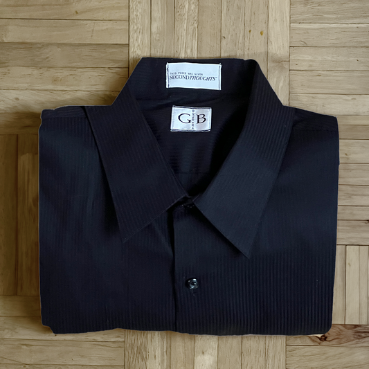 STRETCH WAIST BUTTON DOWN™ in black