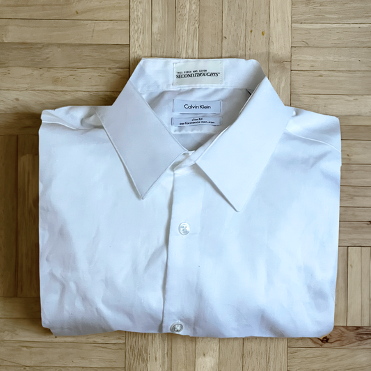 STRETCH WAIST BUTTON DOWN™ in white