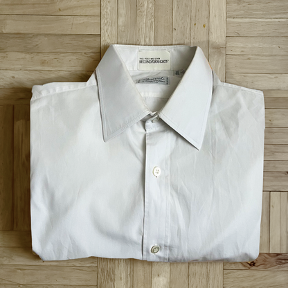 STRETCH WAIST BUTTON DOWN™ in white