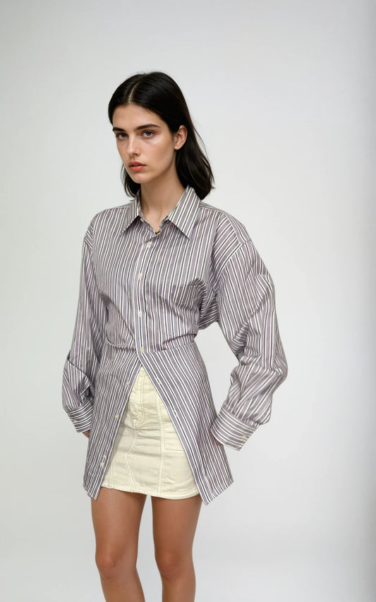 PURPLE SPRING STRIPE