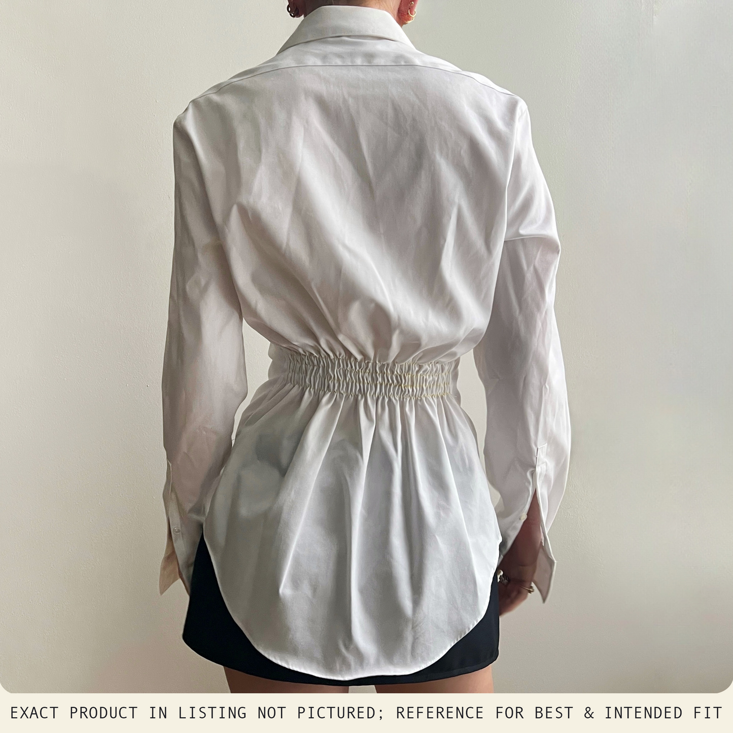 STRETCH WAIST BUTTON DOWN™ in white