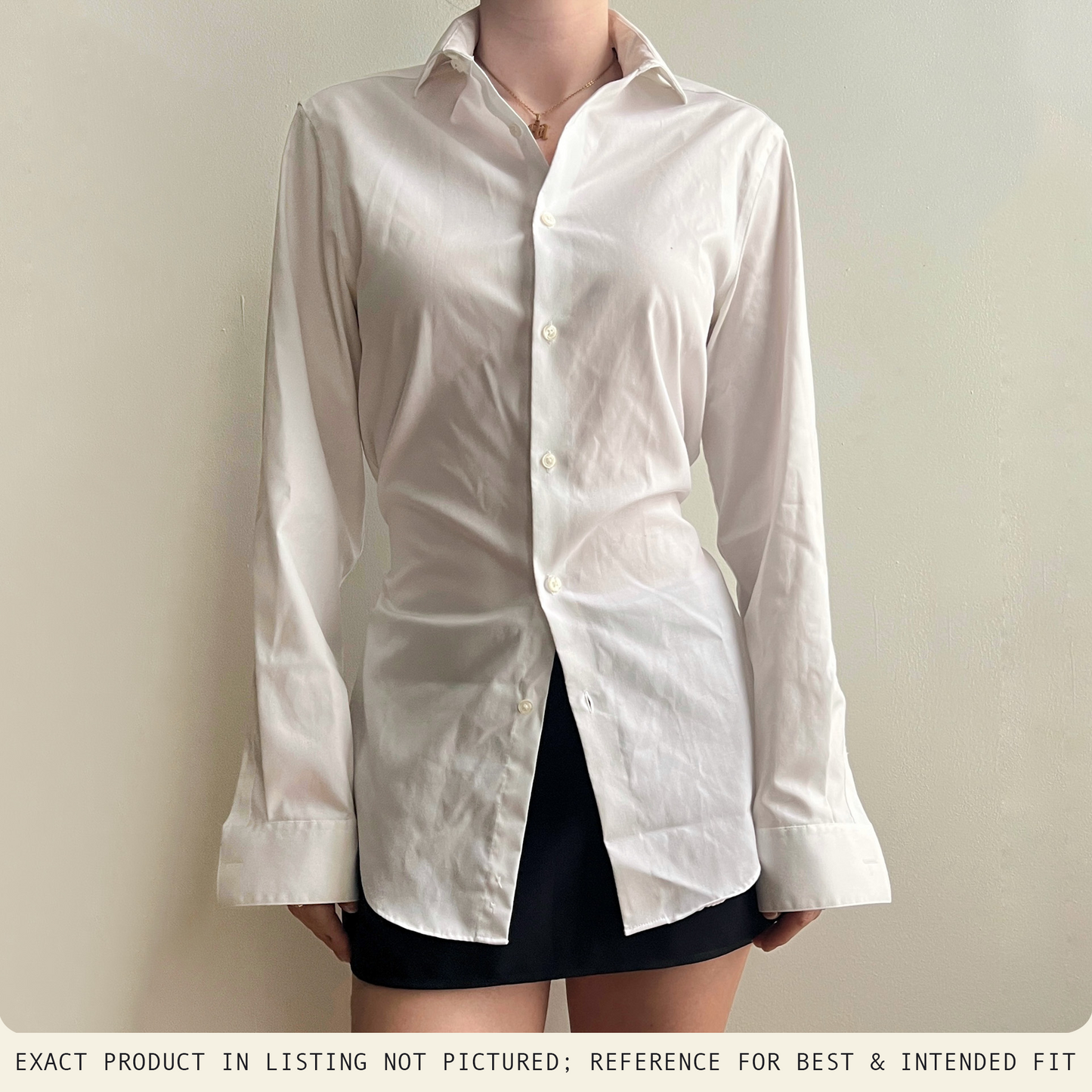 STRETCH WAIST BUTTON DOWN™ in white