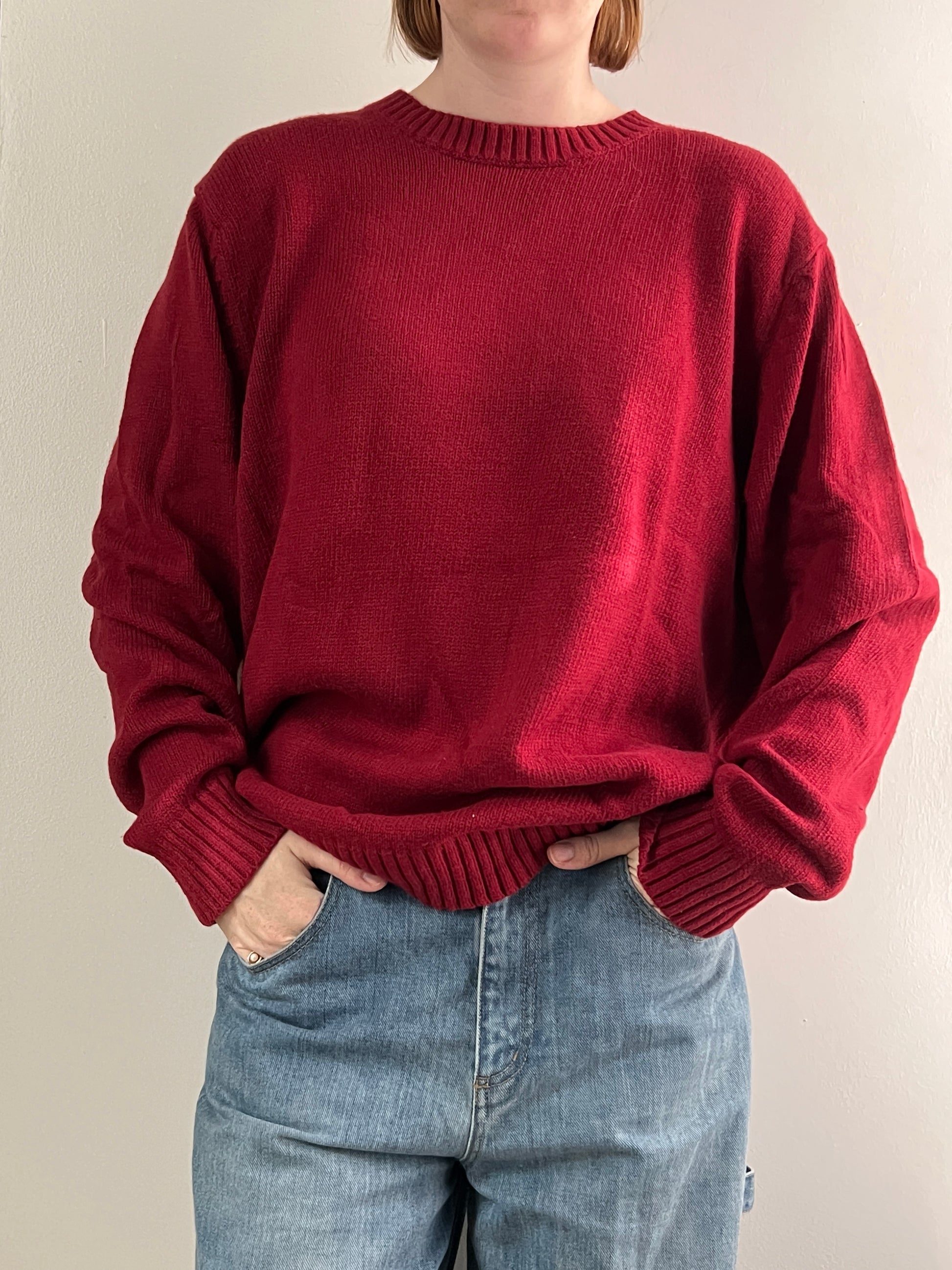 Varsity Monogram Crewneck Sweater